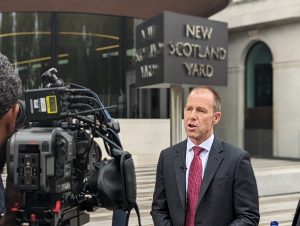 Met Police Commander Richard Smith briefing media